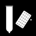 preventivmedel, Pictogram.