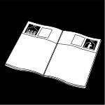dagbok, Pictogram. dagbok, Pictogram.