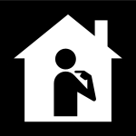 eget boende, Pictogram. eget boende, Pictogram.